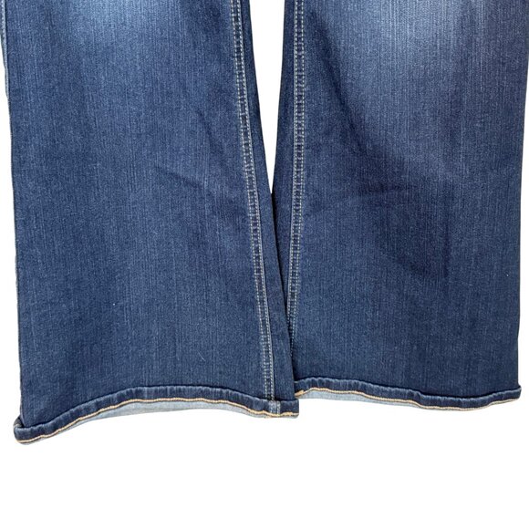 Torrid Bombshell Flare High-Rise Dark Wash Jeans - Size 10R - Picture 7 of 11